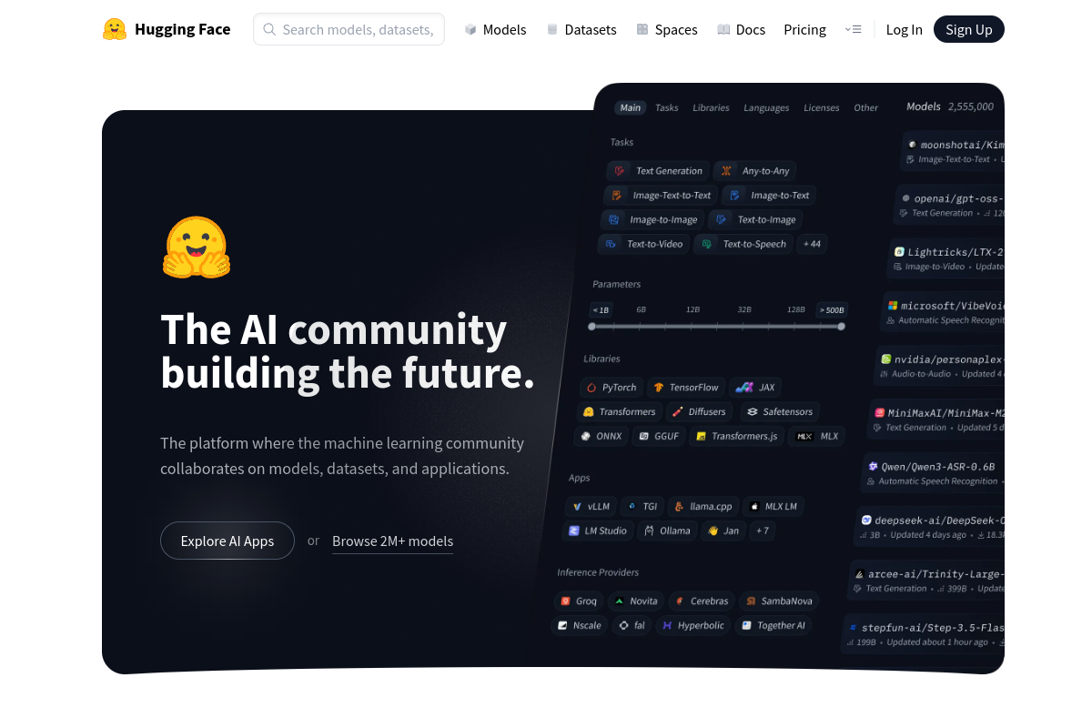 Hugging Face Hub preview