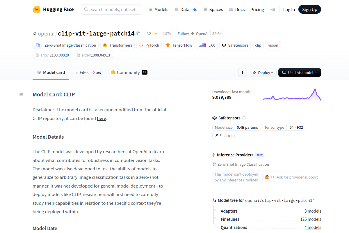 CLIP ViT-L/14 preview