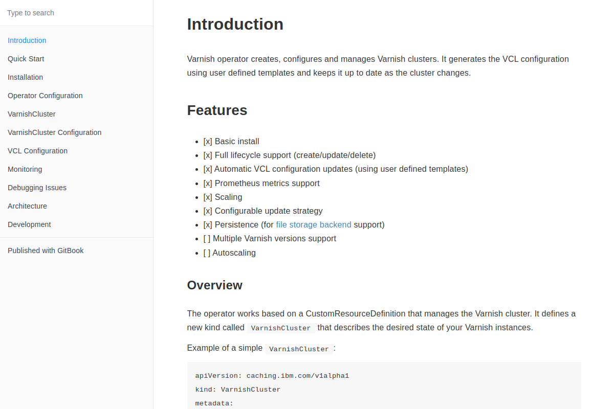 Screenshot of ibm.github.io