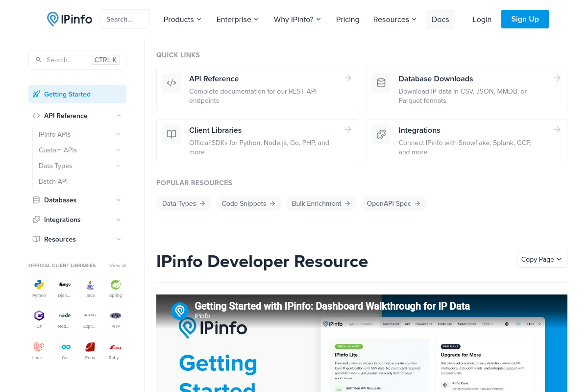 IPinfo preview