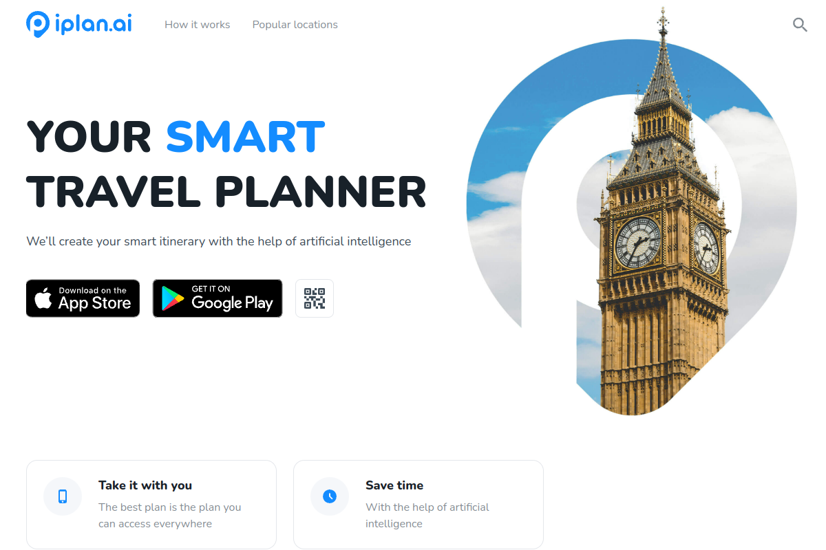 iplan.ai website screenshot 1