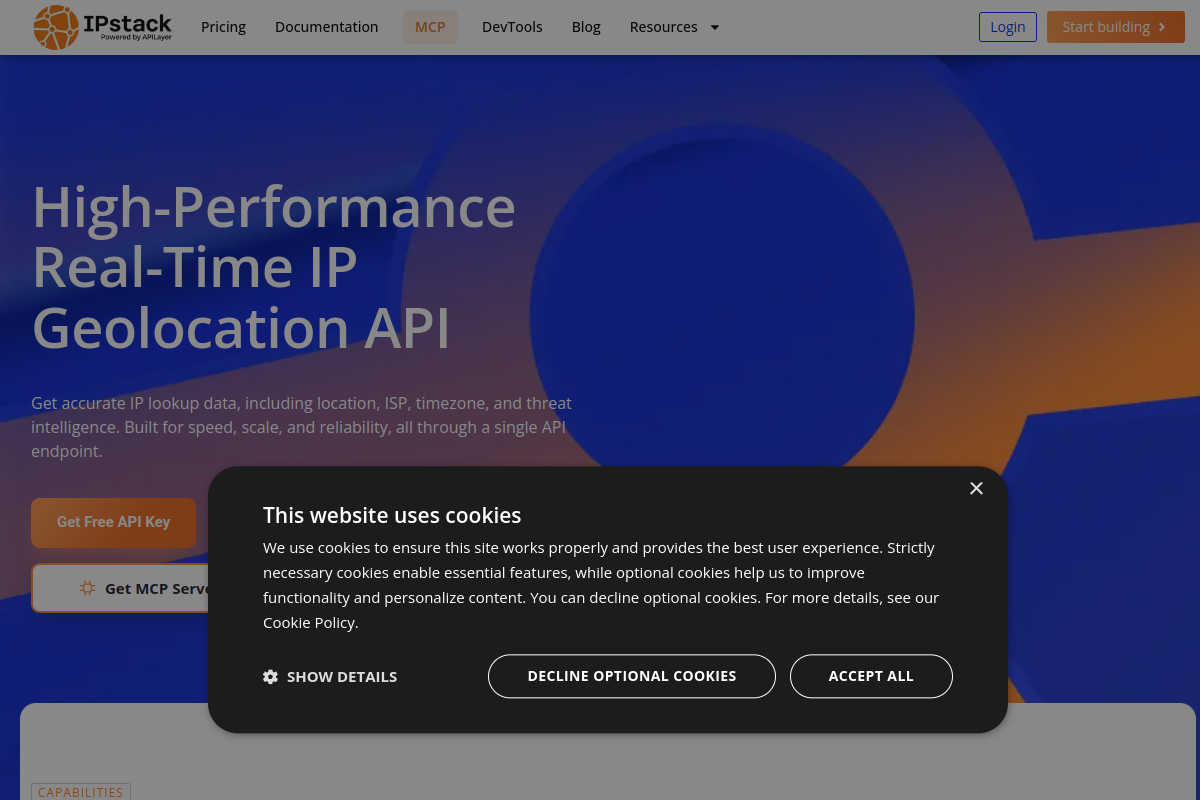 IPstack preview