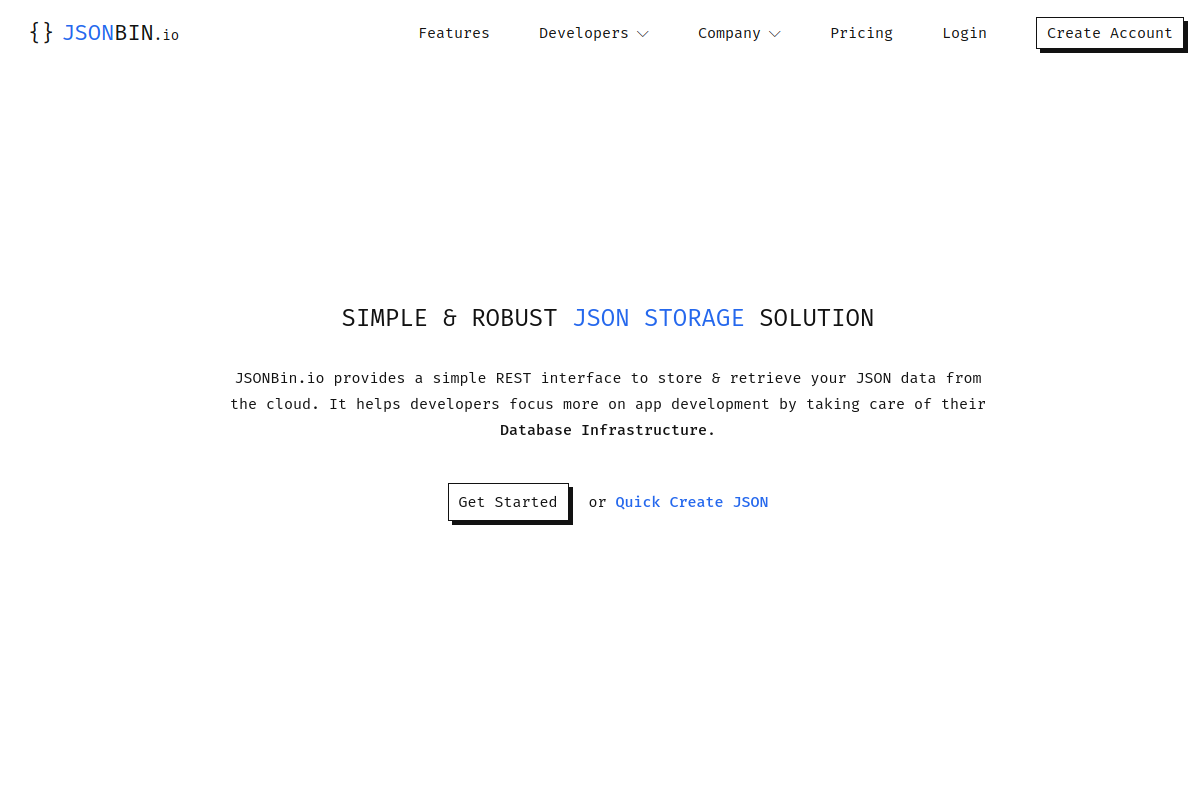 JSONbin.io preview