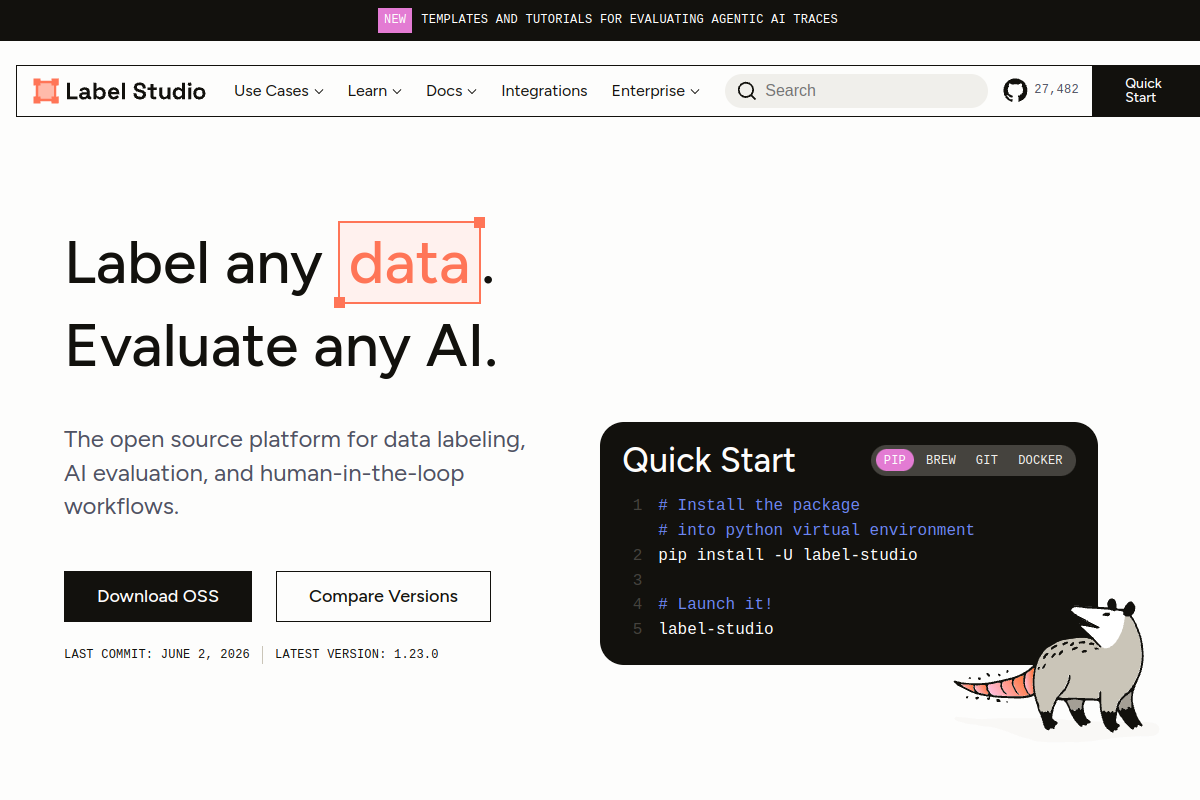 Label Studio screenshot