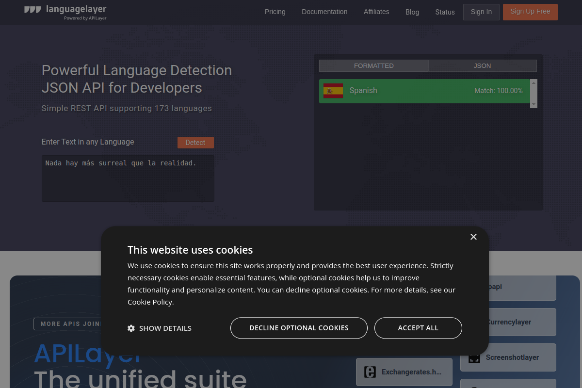 apilayer languagelayer preview