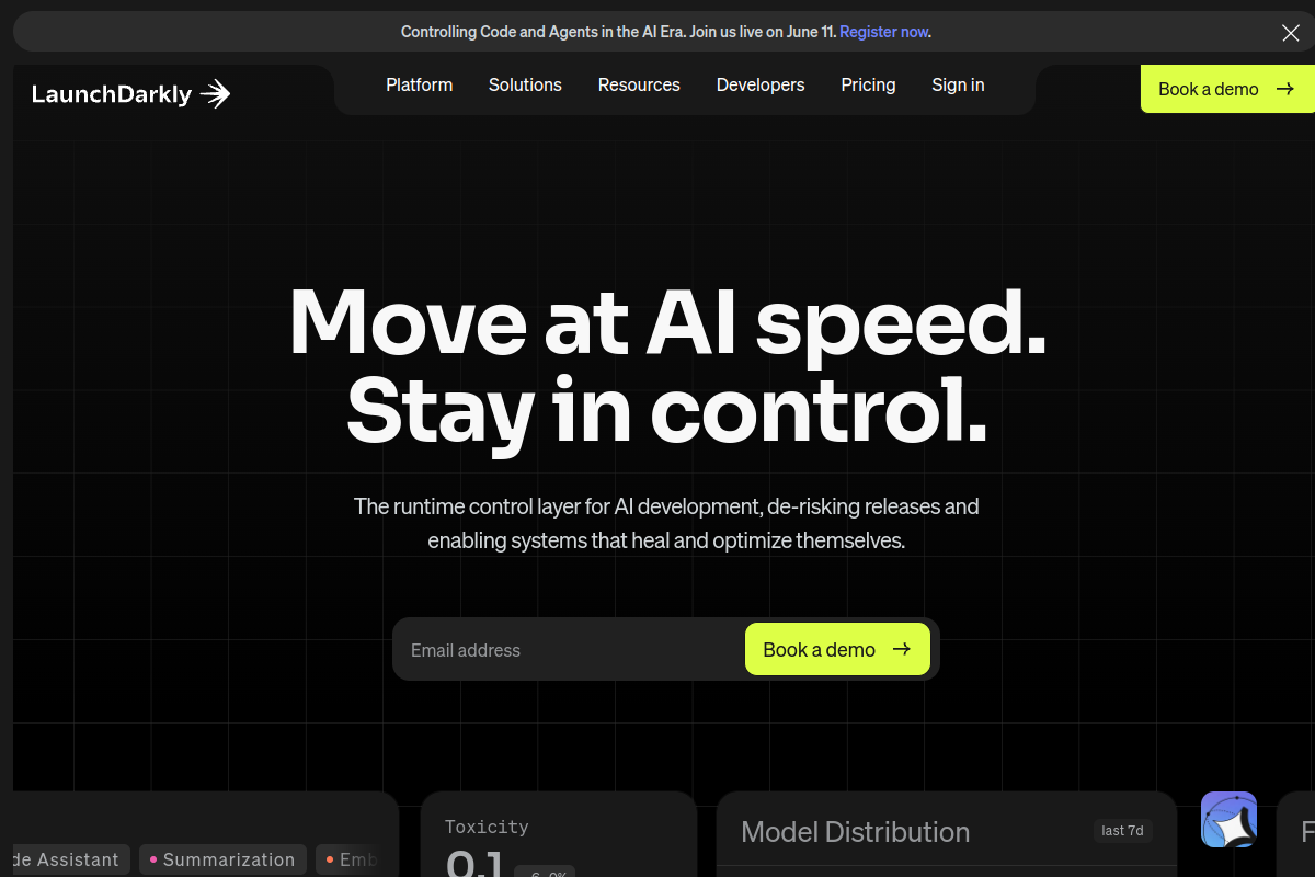 LaunchDarkly screenshot