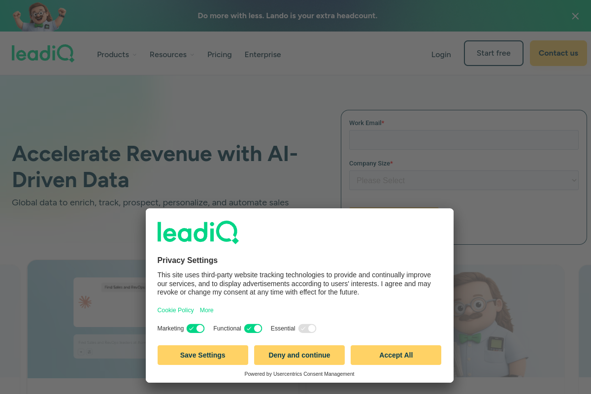 LeadIQ screenshot