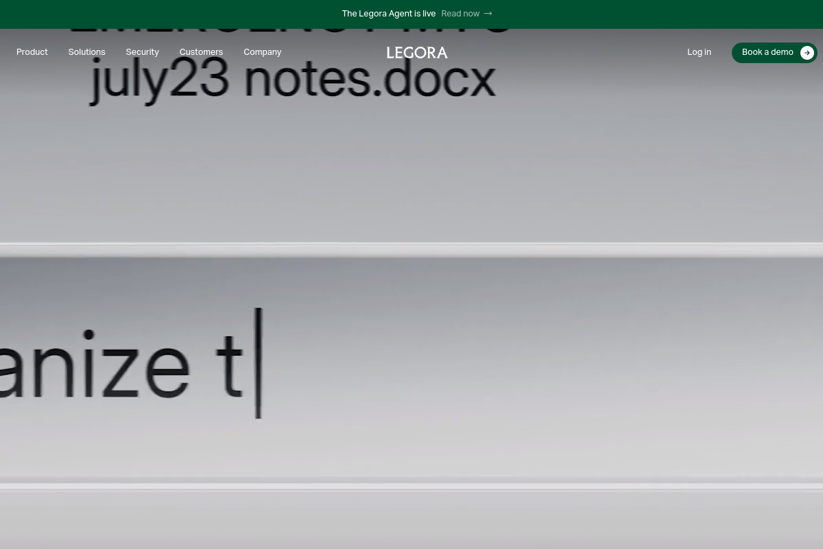 Legora screenshot
