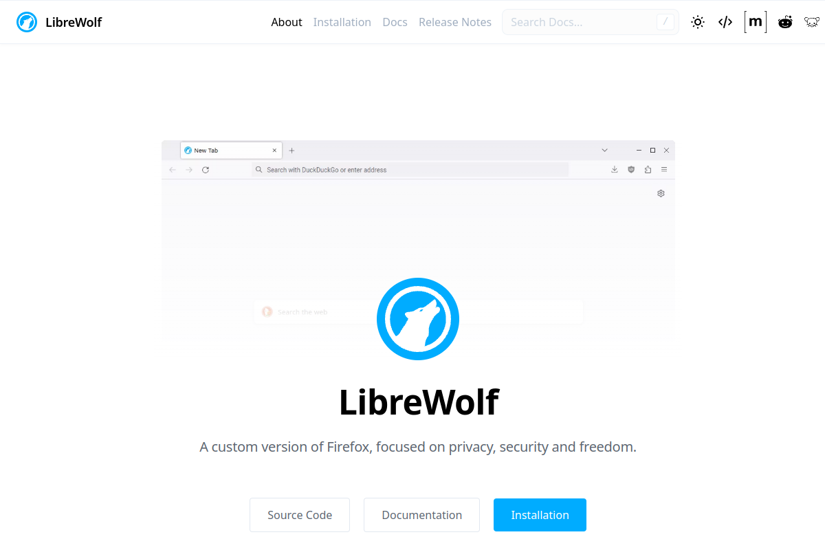 LibreWolf preview