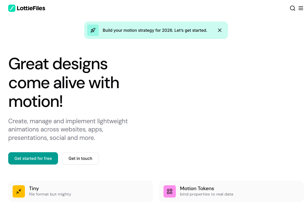 LottieFiles screenshot
