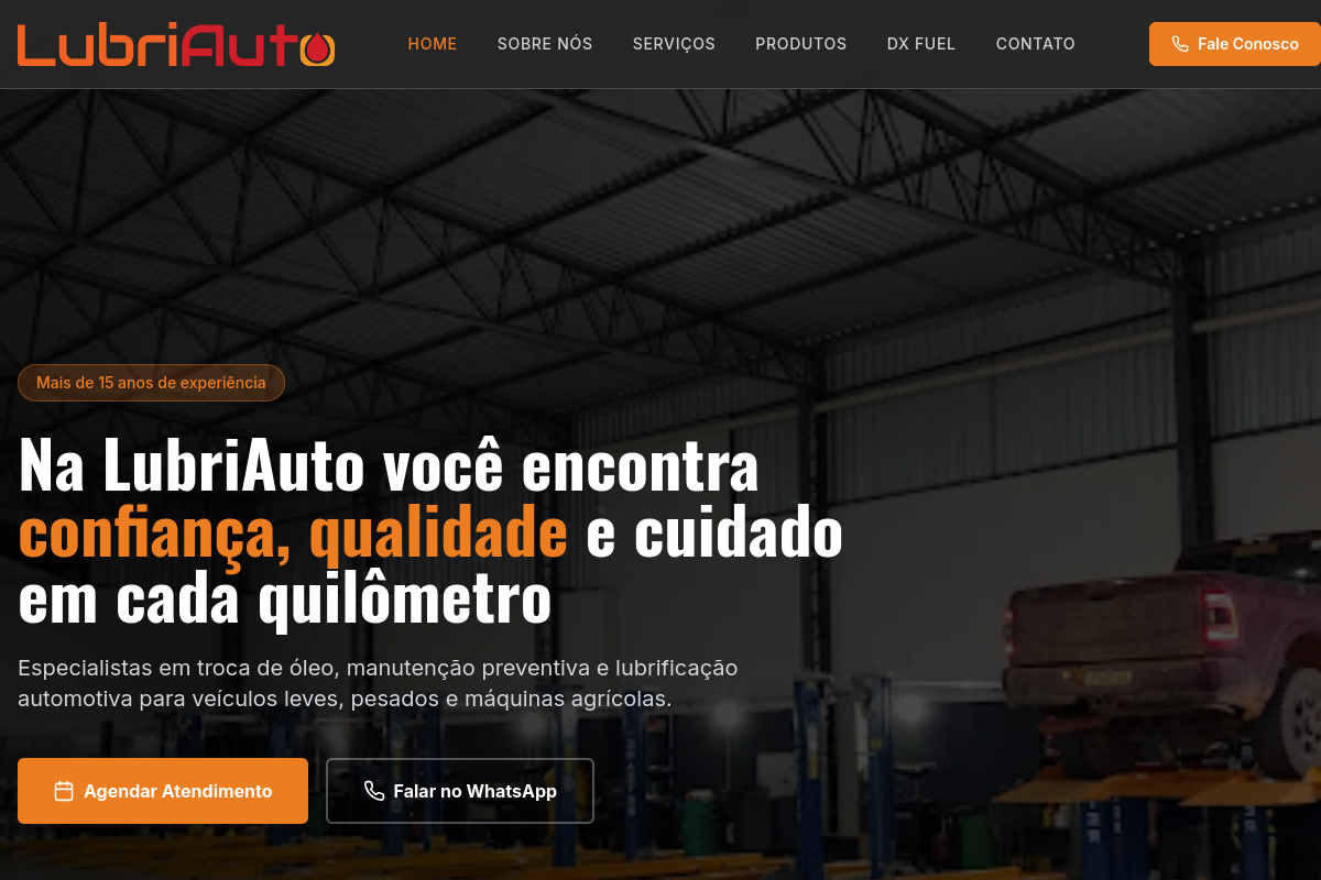 Site da LubriAuto