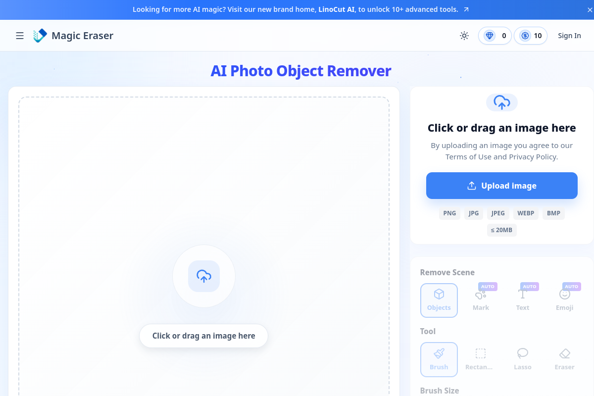MagicEraser AI preview