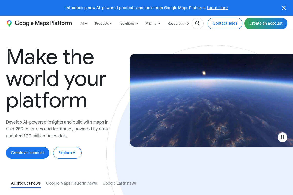 Google Maps Geocoding API preview