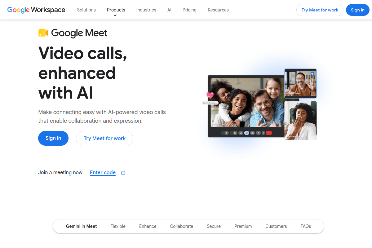 Google Meet screenshot