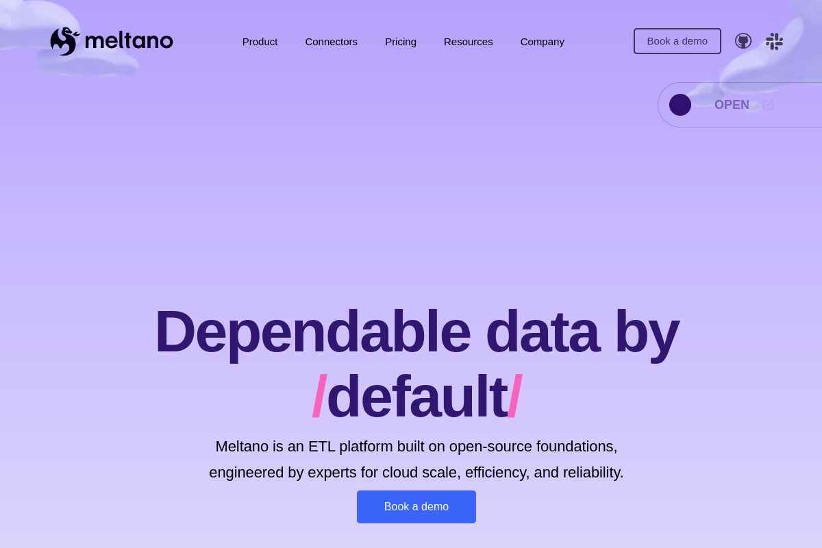 Meltano screenshot