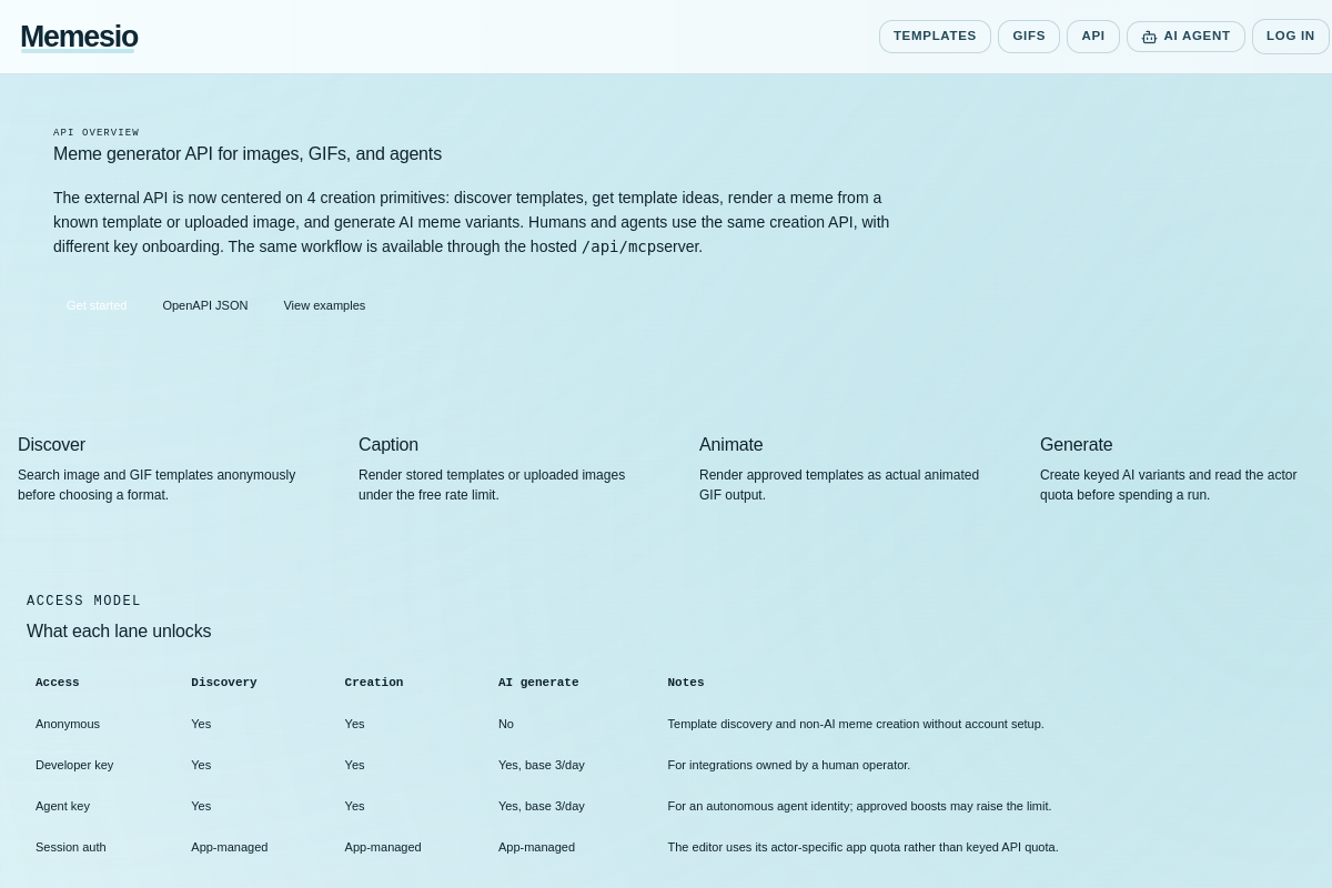 Memesio preview
