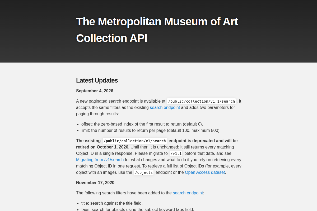 Metropolitan Museum of Art preview
