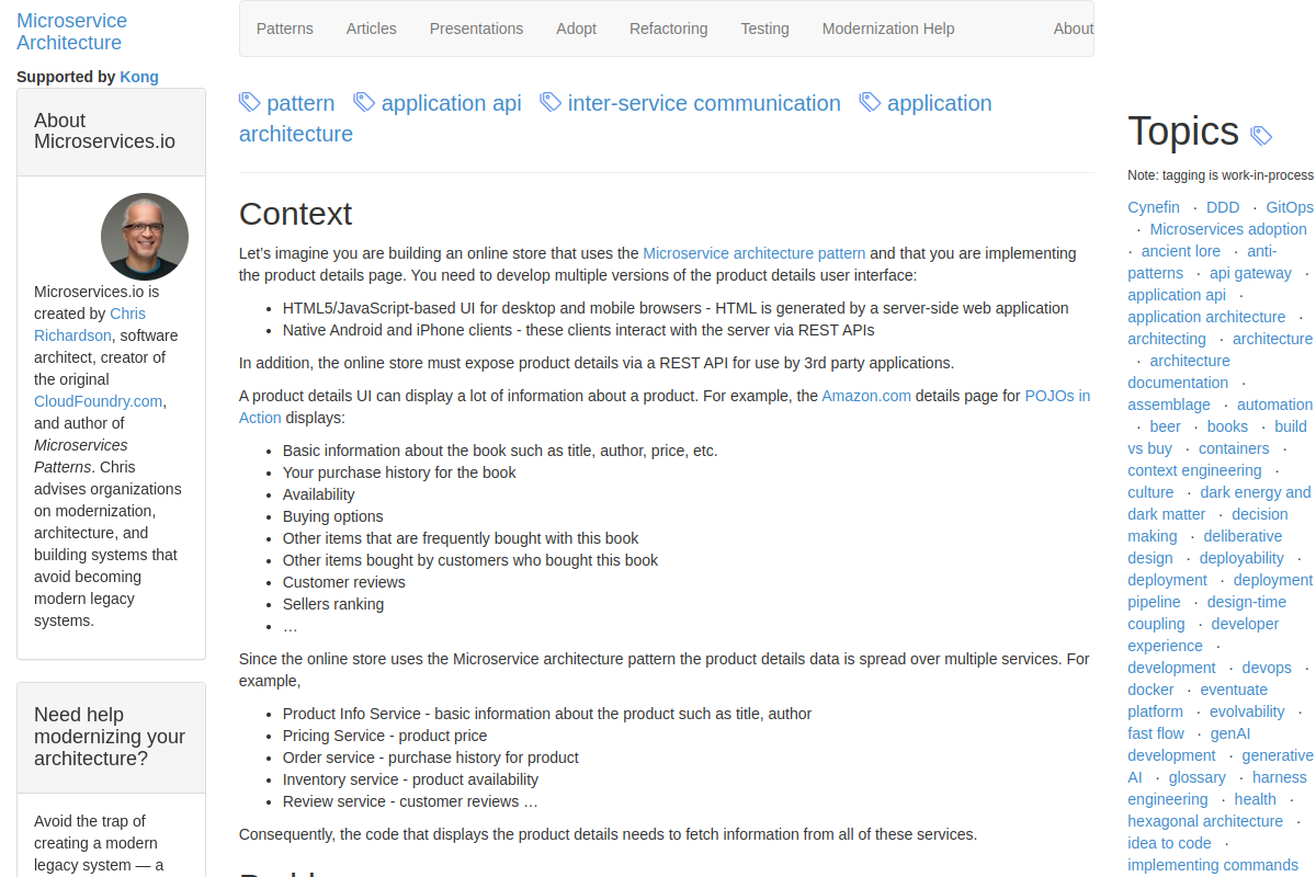 API Gateway Pattern (AI Context) preview
