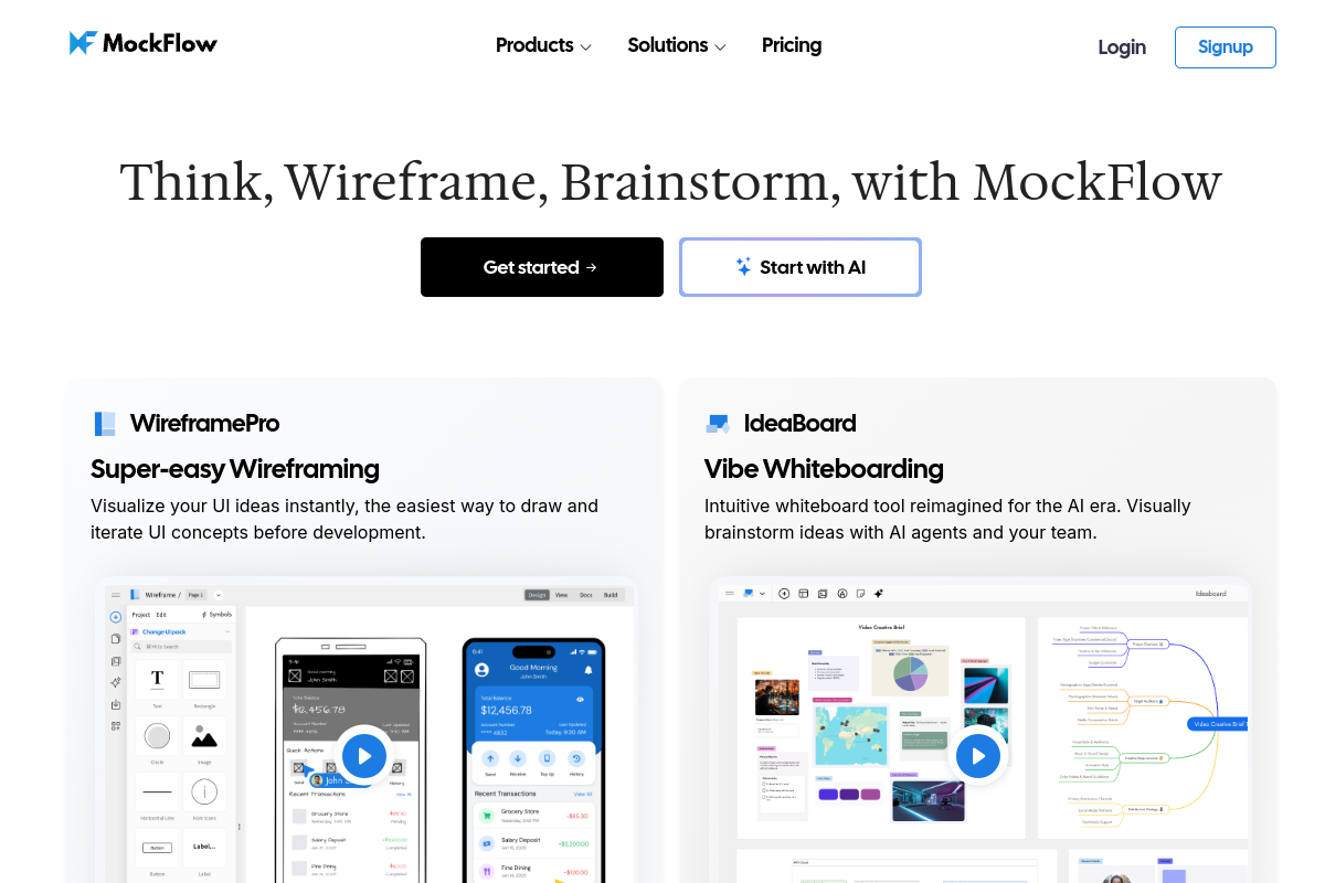 MockFlow screenshot