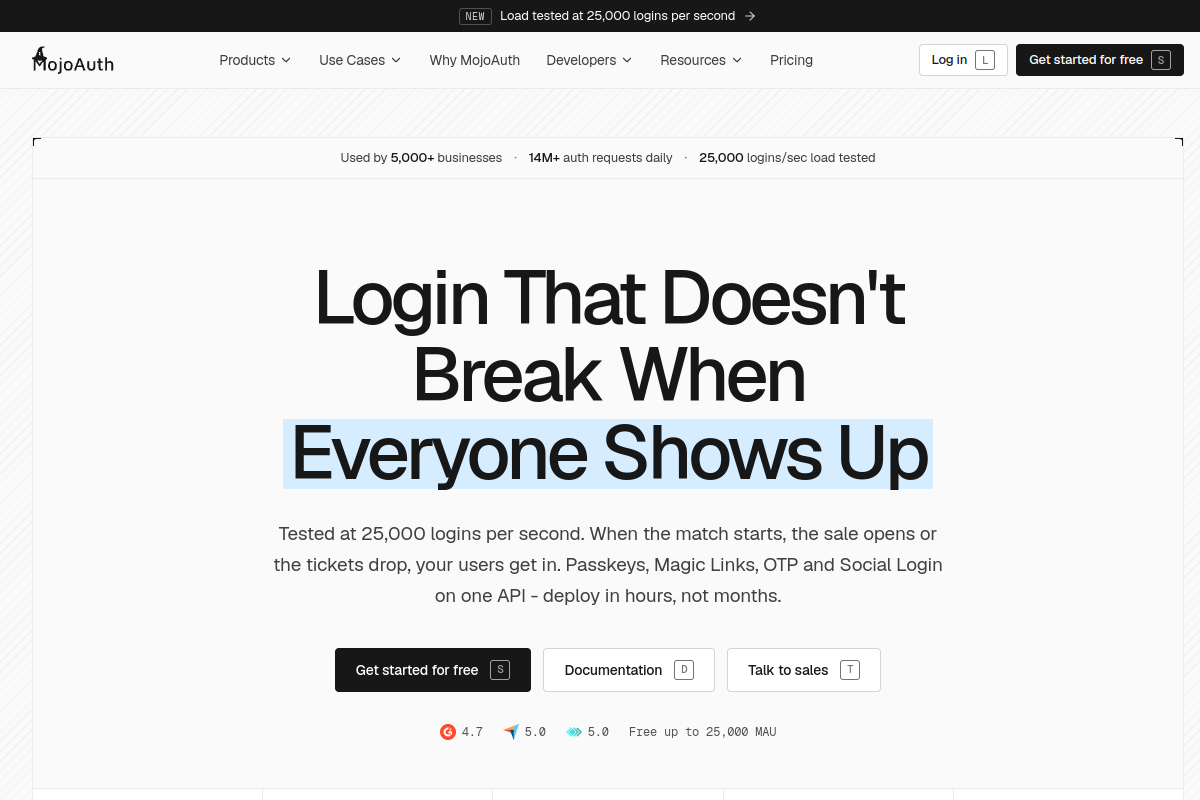 MojoAuth preview