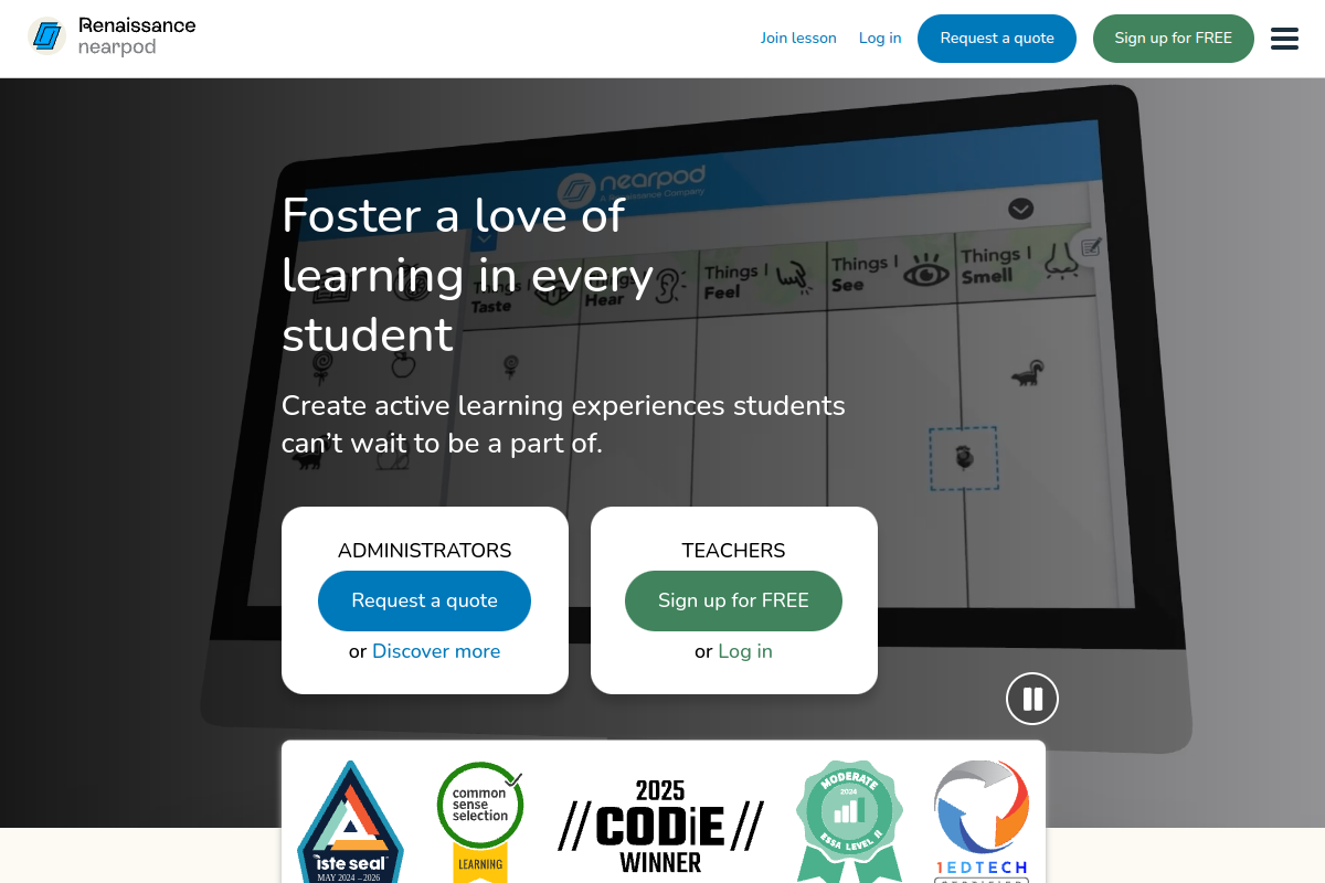 Nearpod screenshot
