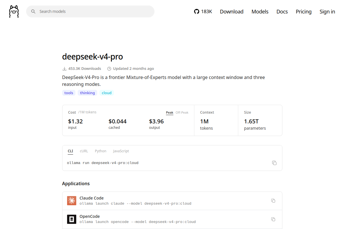 deepseek-v4-pro preview