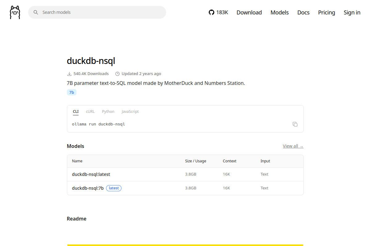 duckdb-nsql preview
