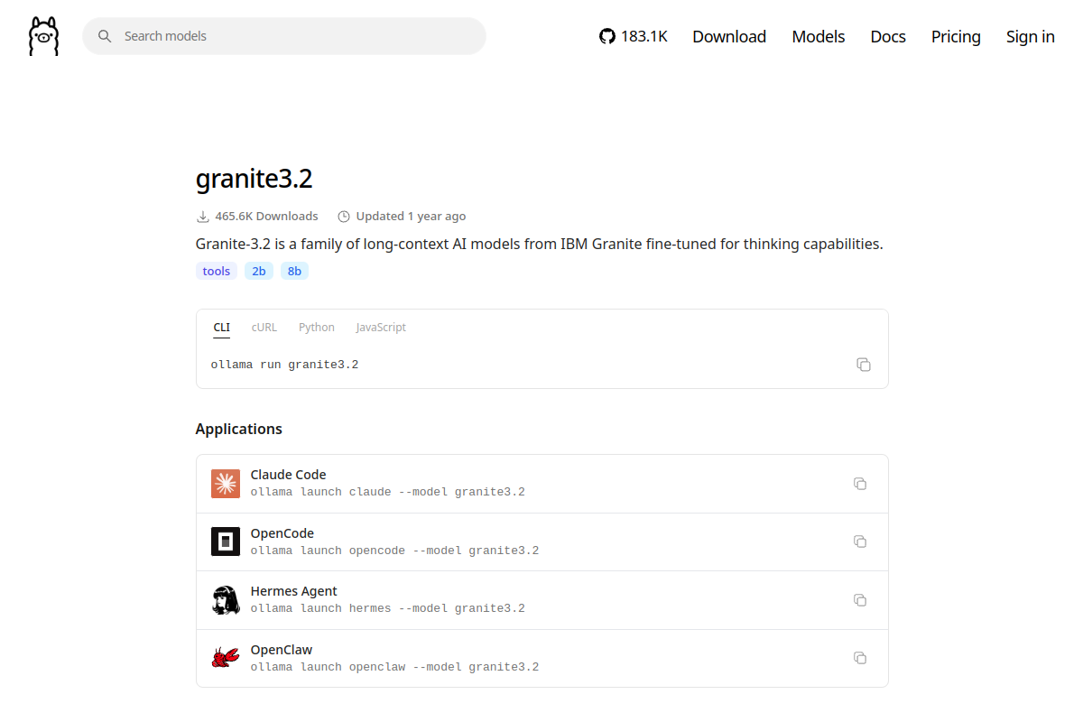 granite3.2 preview