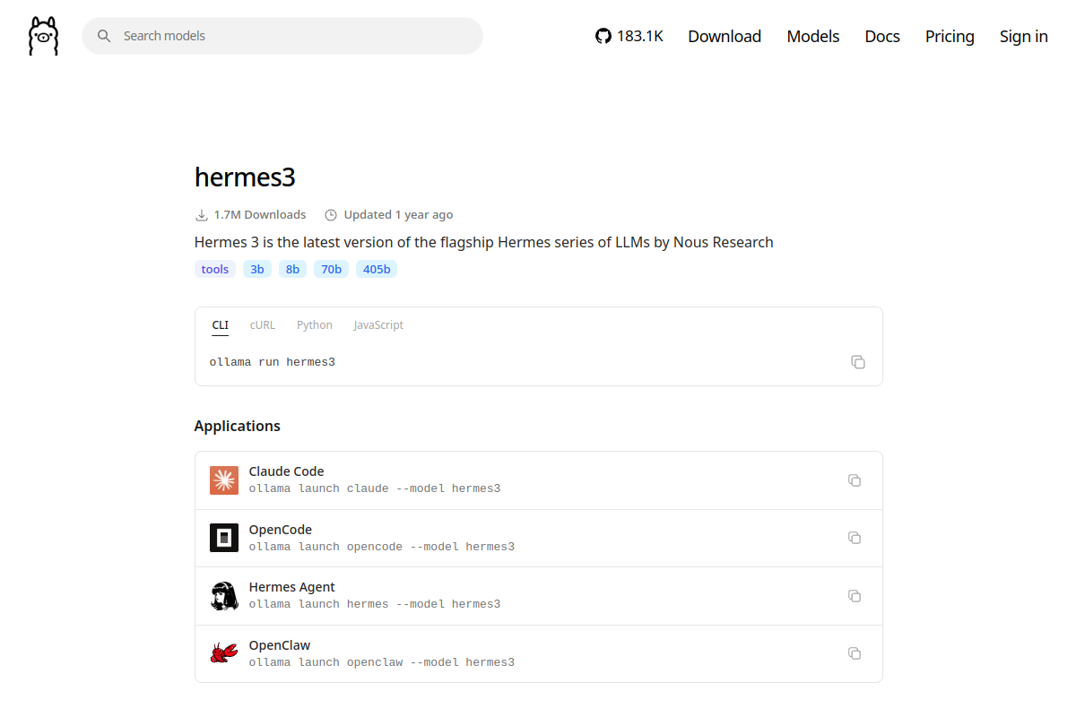 hermes3 preview