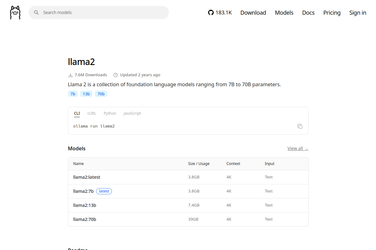 llama2 preview