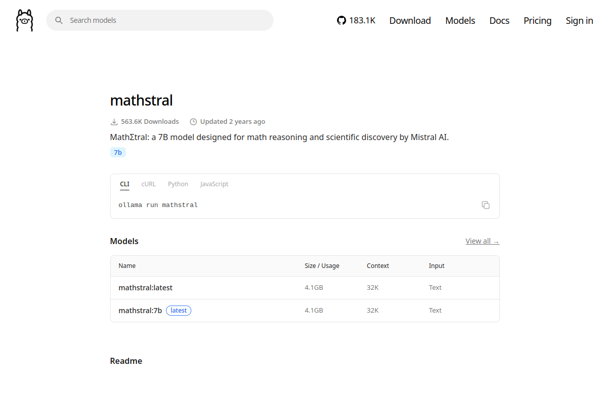 mathstral preview