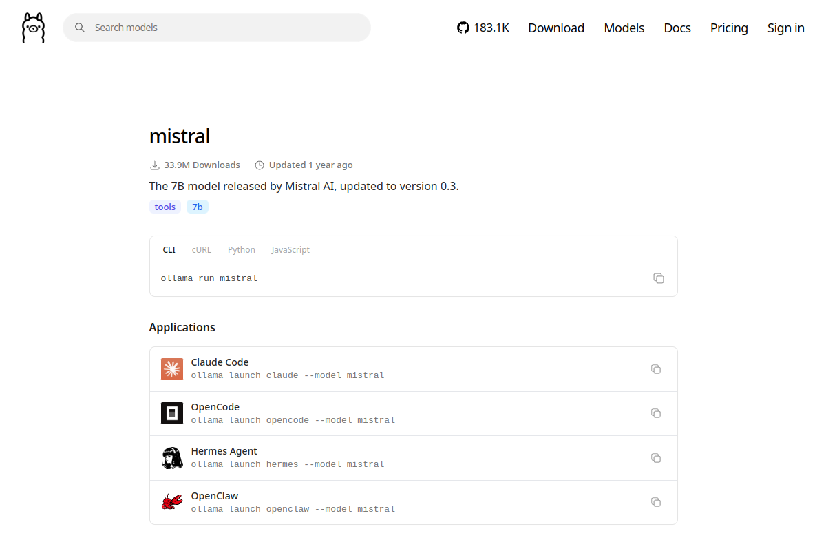 mistral preview