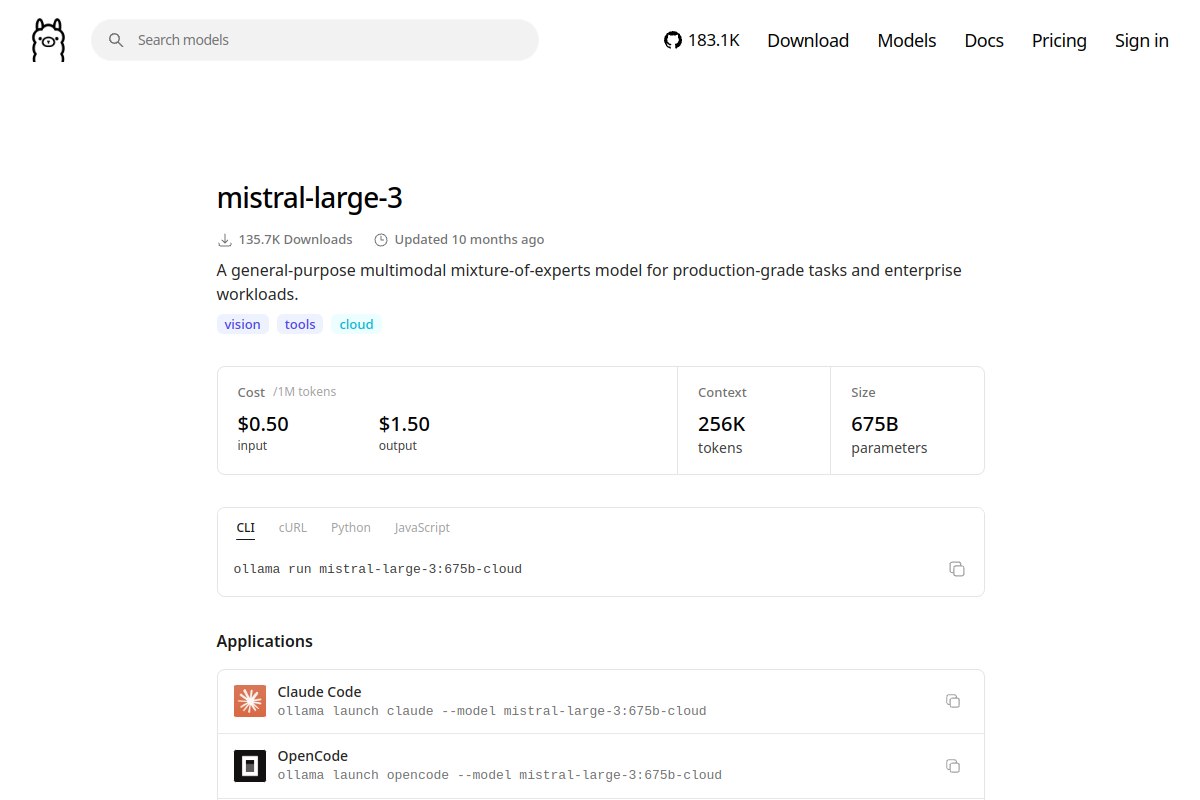 mistral-large-3 preview