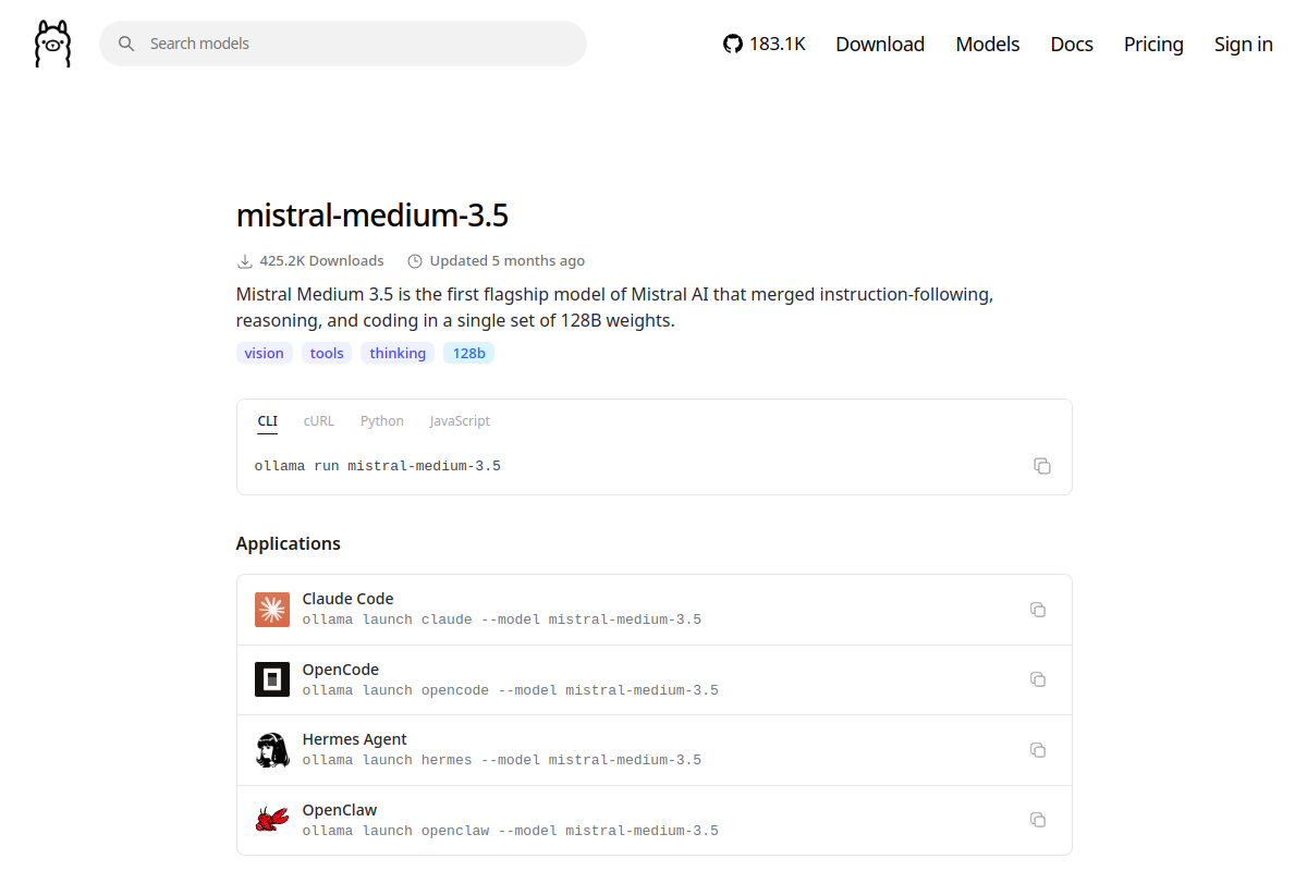 mistral-medium-3.5 preview