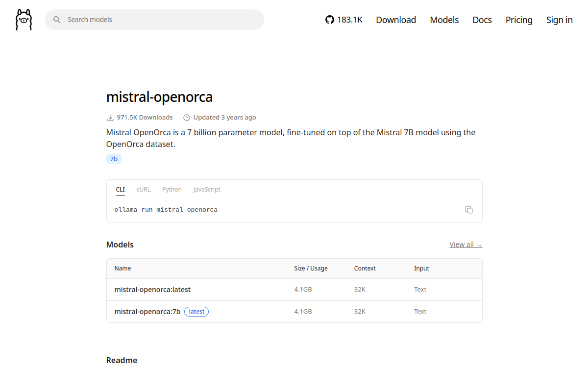 mistral-openorca preview