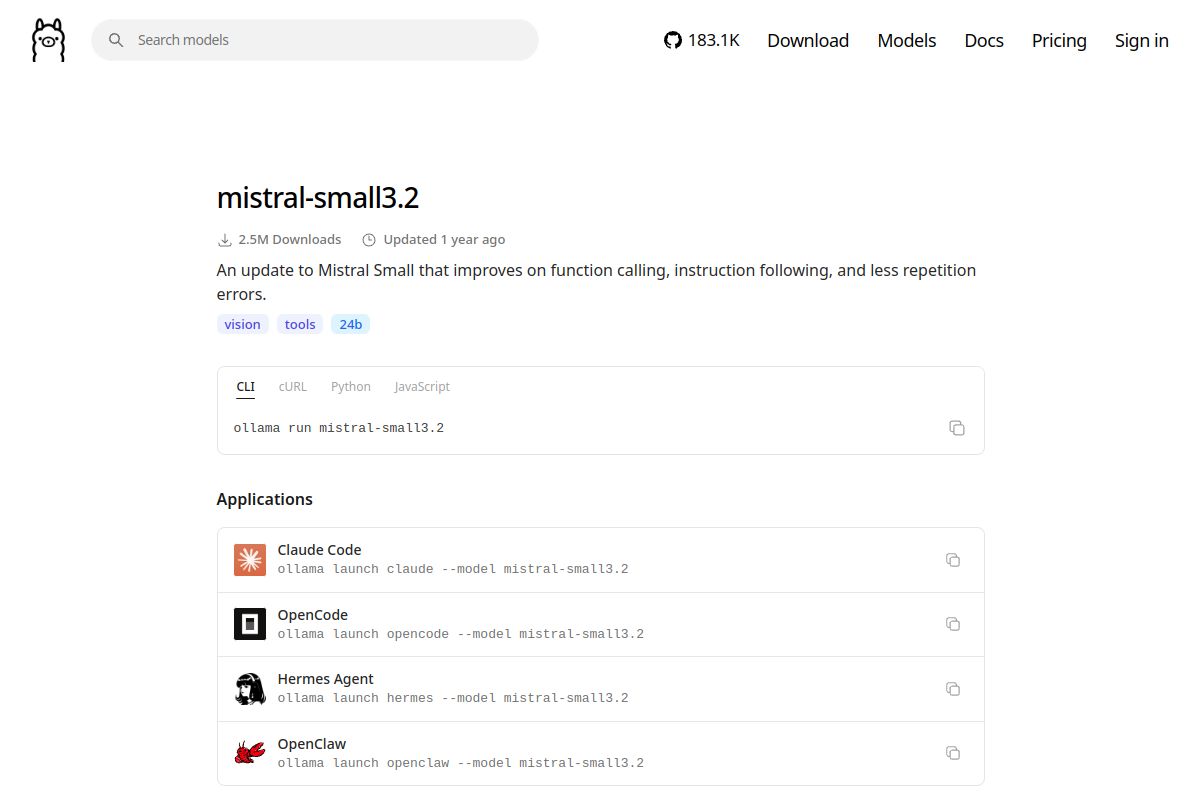 mistral-small3.2 preview