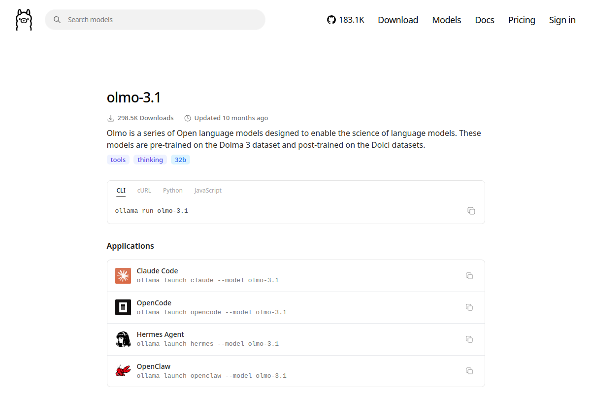 olmo-3.1 preview