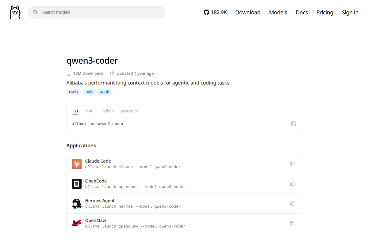 qwen3-coder preview