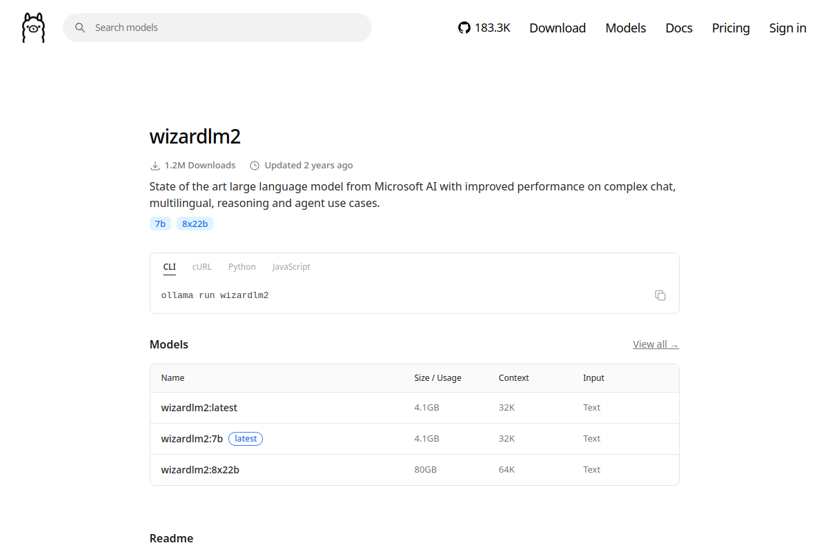 wizardlm2 preview