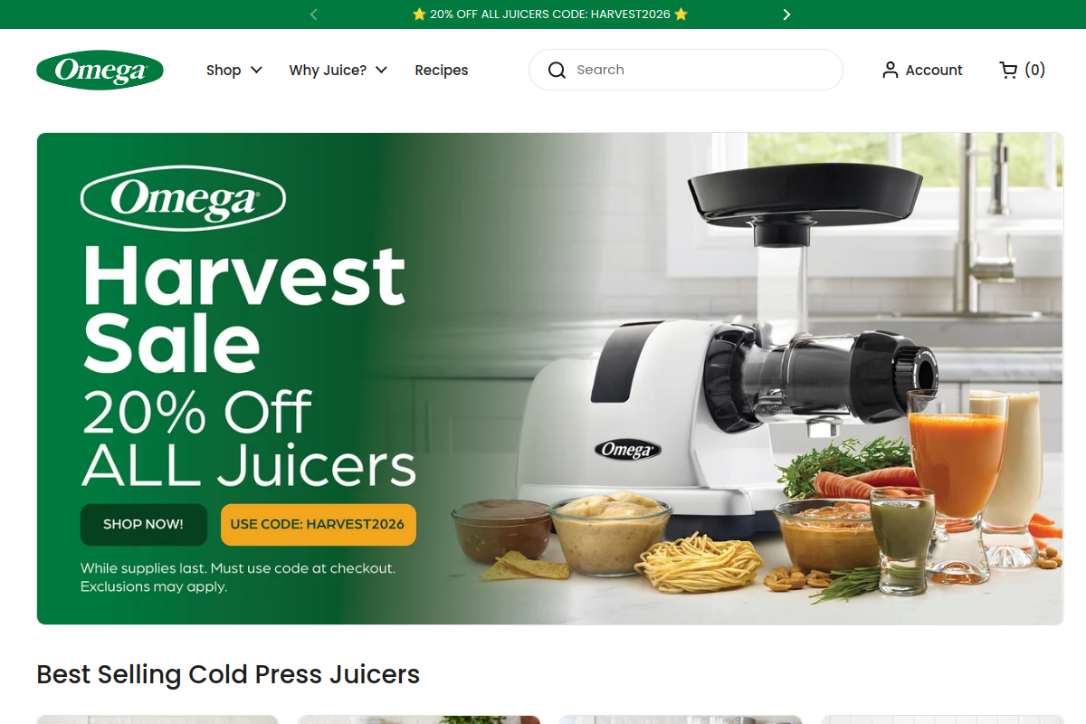 Omega juicers