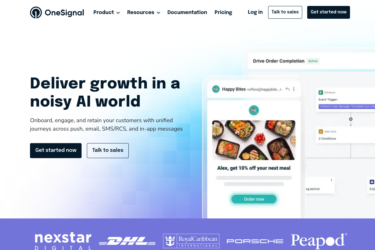 OneSignal screenshot
