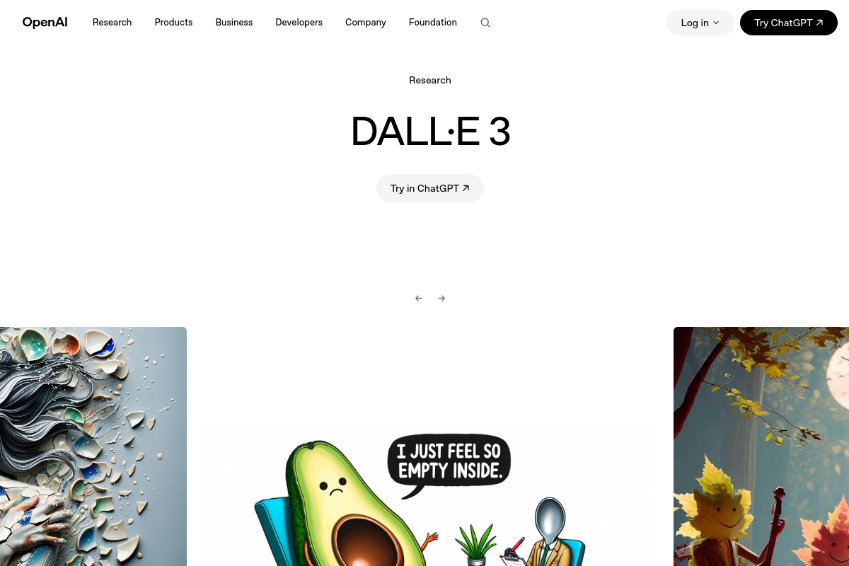 DALL·E 3 screenshot