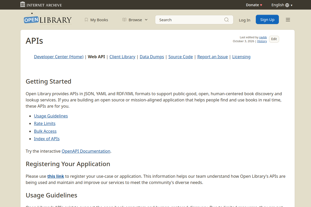 Open Library preview