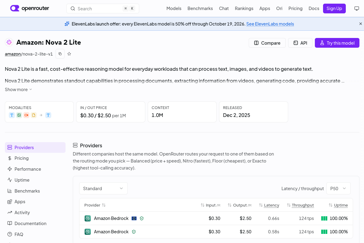 Amazon: Nova 2 Lite preview