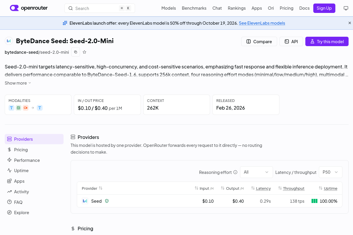 ByteDance Seed: Seed-2.0-Mini preview