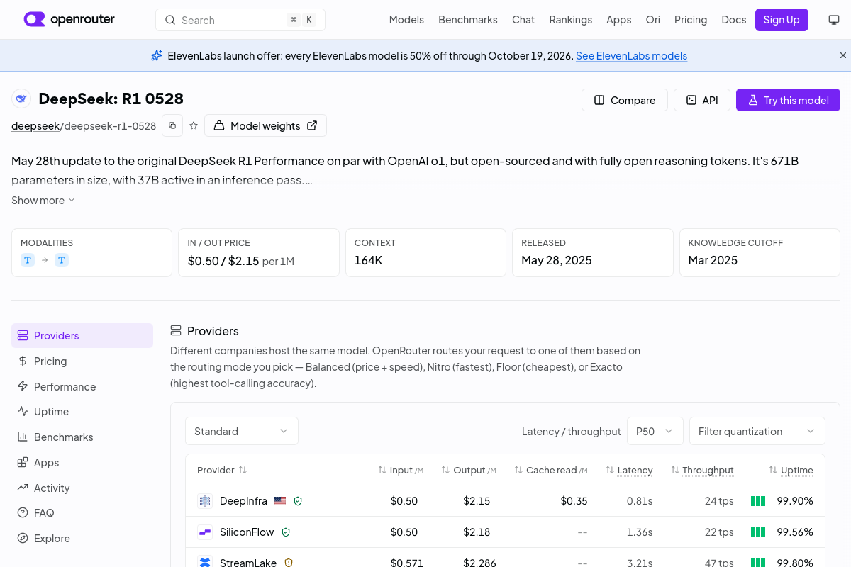 DeepSeek: R1 0528 preview