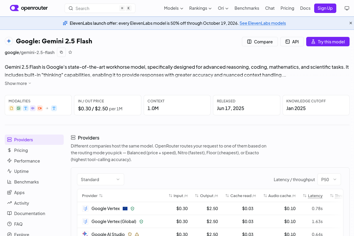 Google: Gemini 2.5 Flash preview