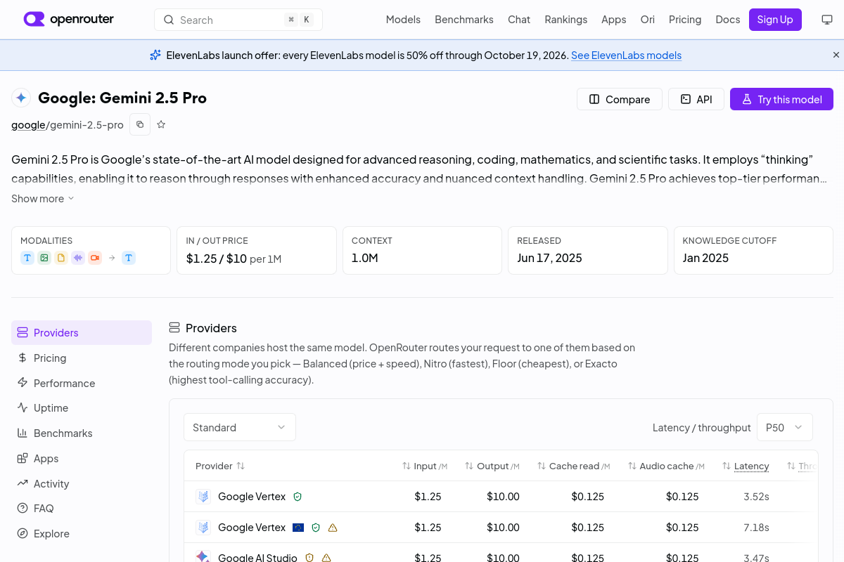 Google: Gemini 2.5 Pro preview