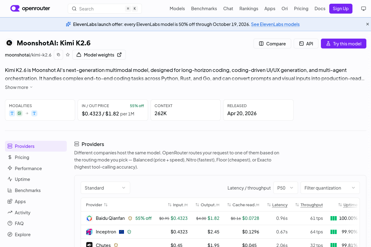 MoonshotAI: Kimi K2.6 preview