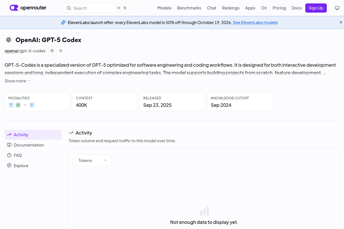 OpenAI: GPT-5 Codex preview